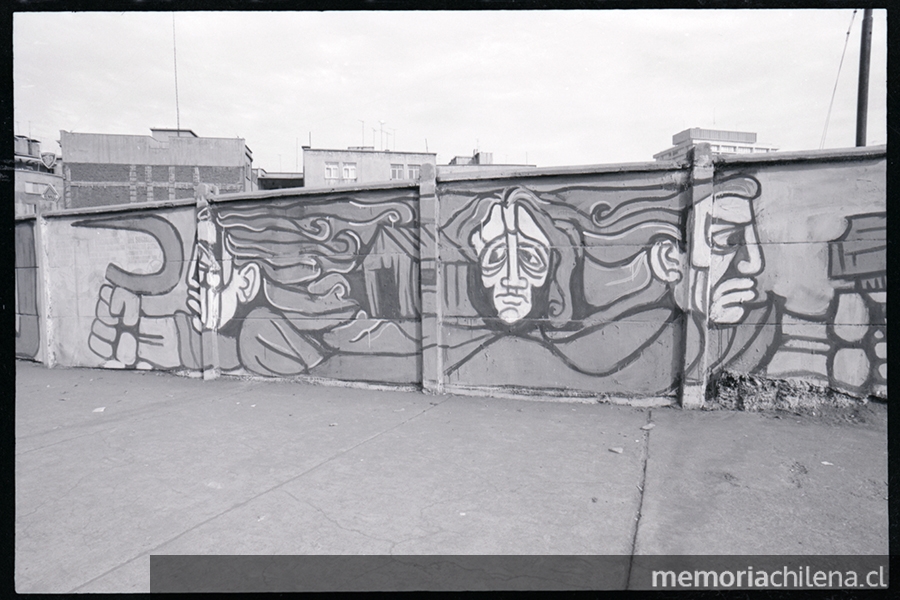 Murales De La Brigada Ramona Parra, Santiago, 1970 - Memoria Chilena ...