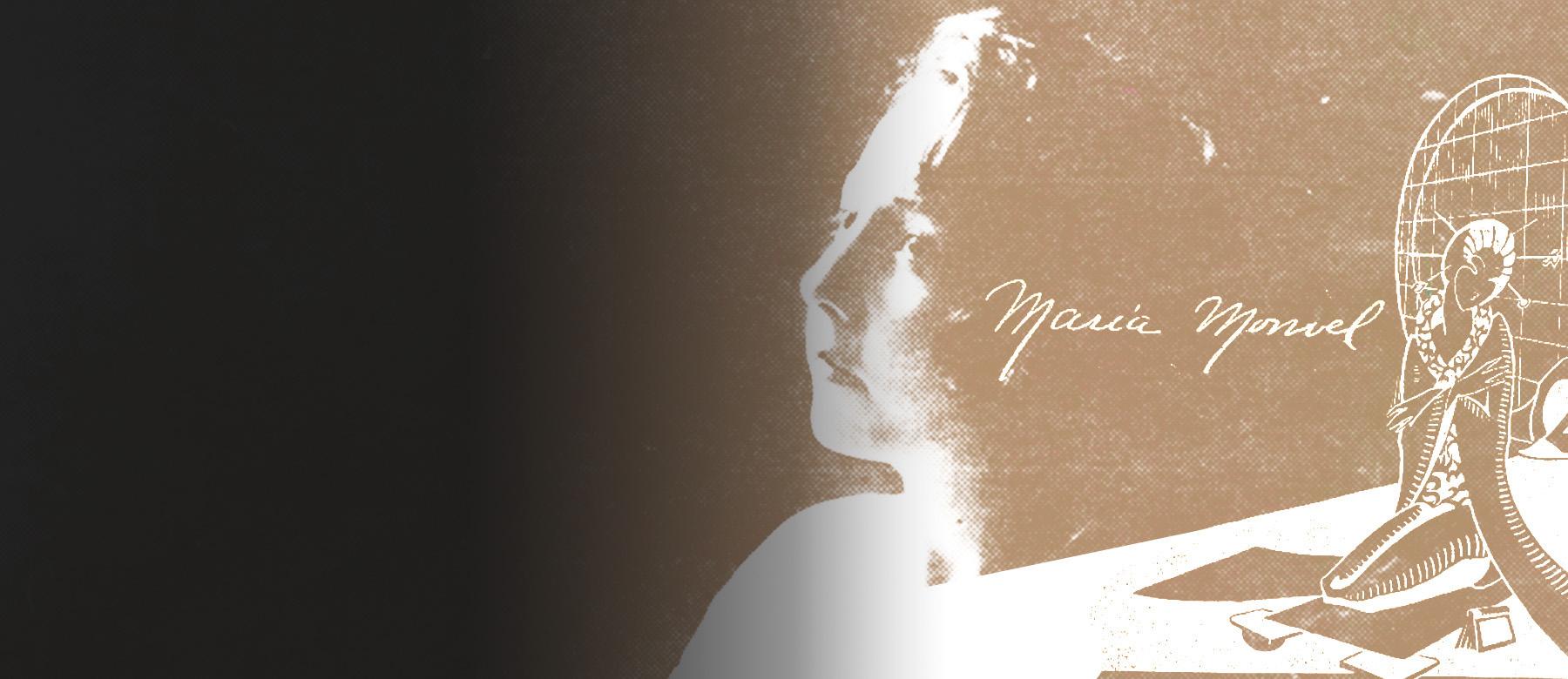 Composición gráfica para el minisitio sobre María Monvel Composición gráfica para el minisitio sobre María Monvel