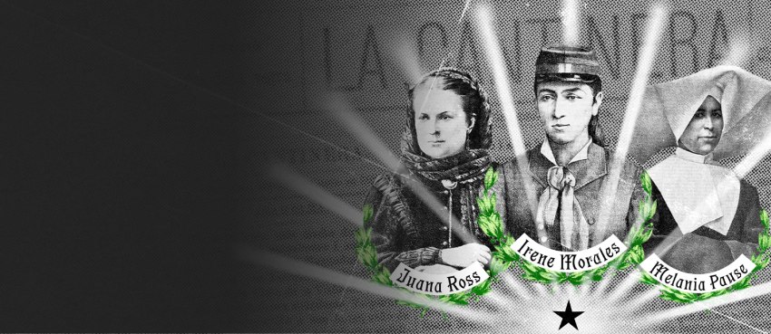 Composición gráfica para el minisitio "Las mujeres en la Guerra del Pacífico" Composición gráfica para el minisitio "Las mujeres en la Guerra del Pacífico"